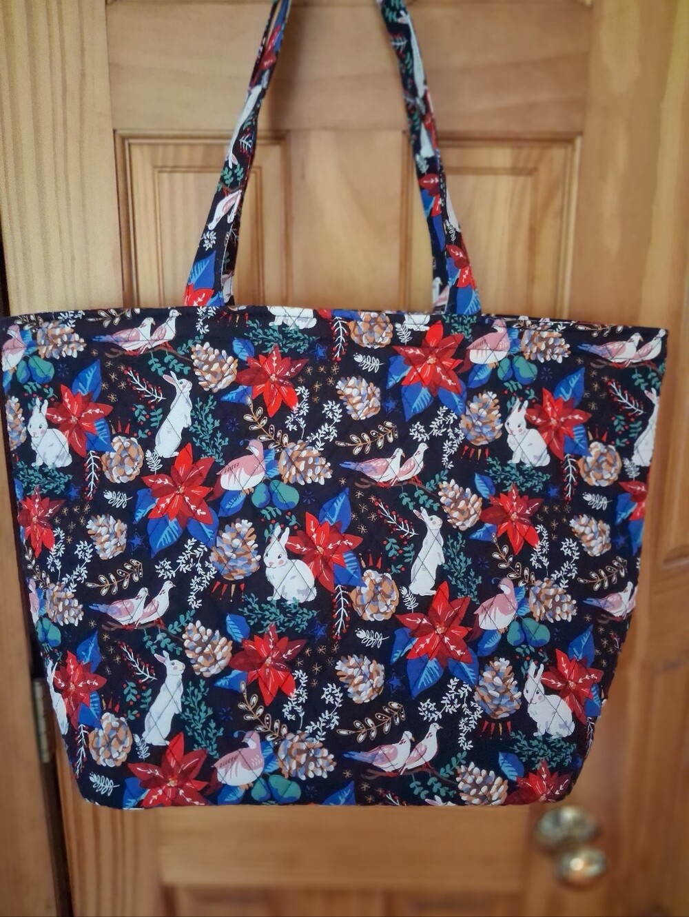 Vera Bradley "Winter Forest" Grand Tote Quilted Cotton NWT